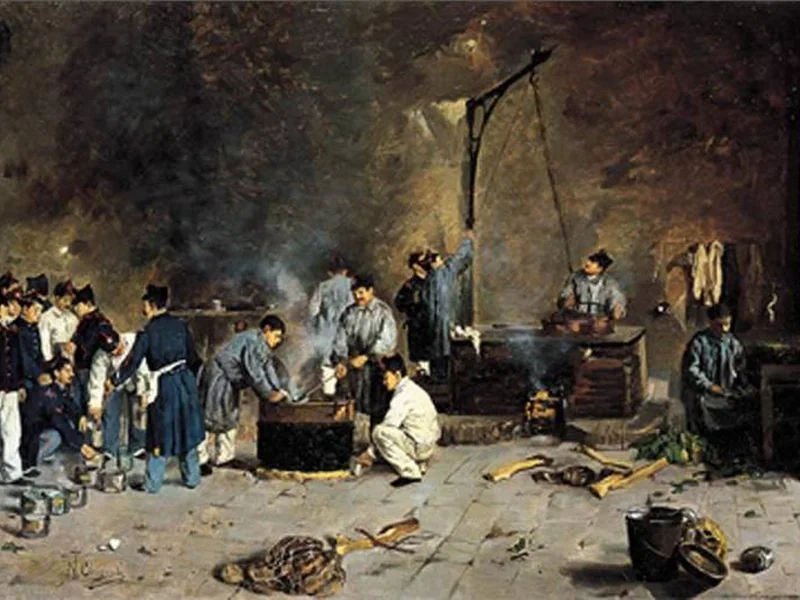 1861-Nazzareno Orlandi - Cucina militare